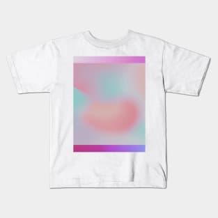 Abstract pastel summer rainbow Kids T-Shirt